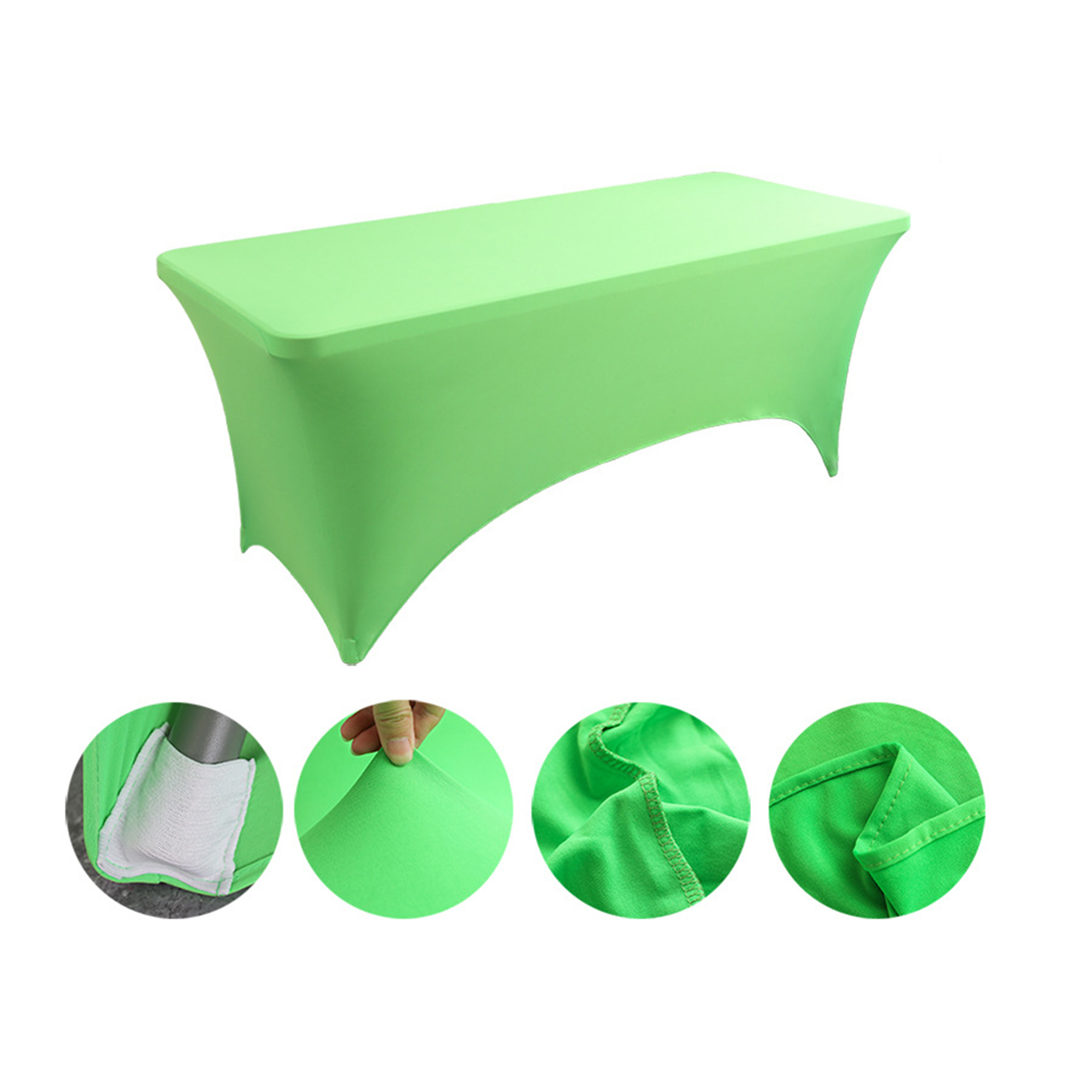 Six Foot Full Color Spandex Fitted Table Cover 9