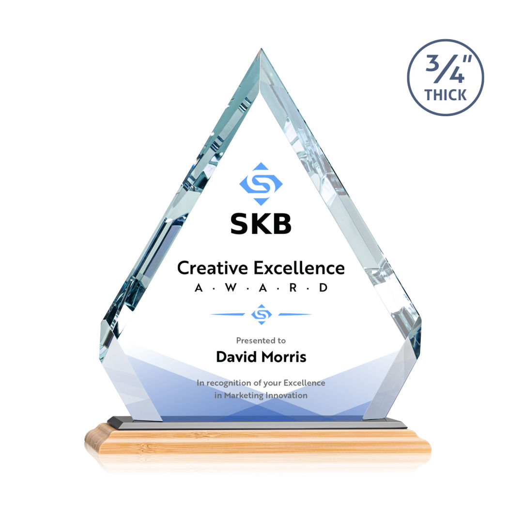 Apex VividPrint™ Award - Bamboo/Black 5