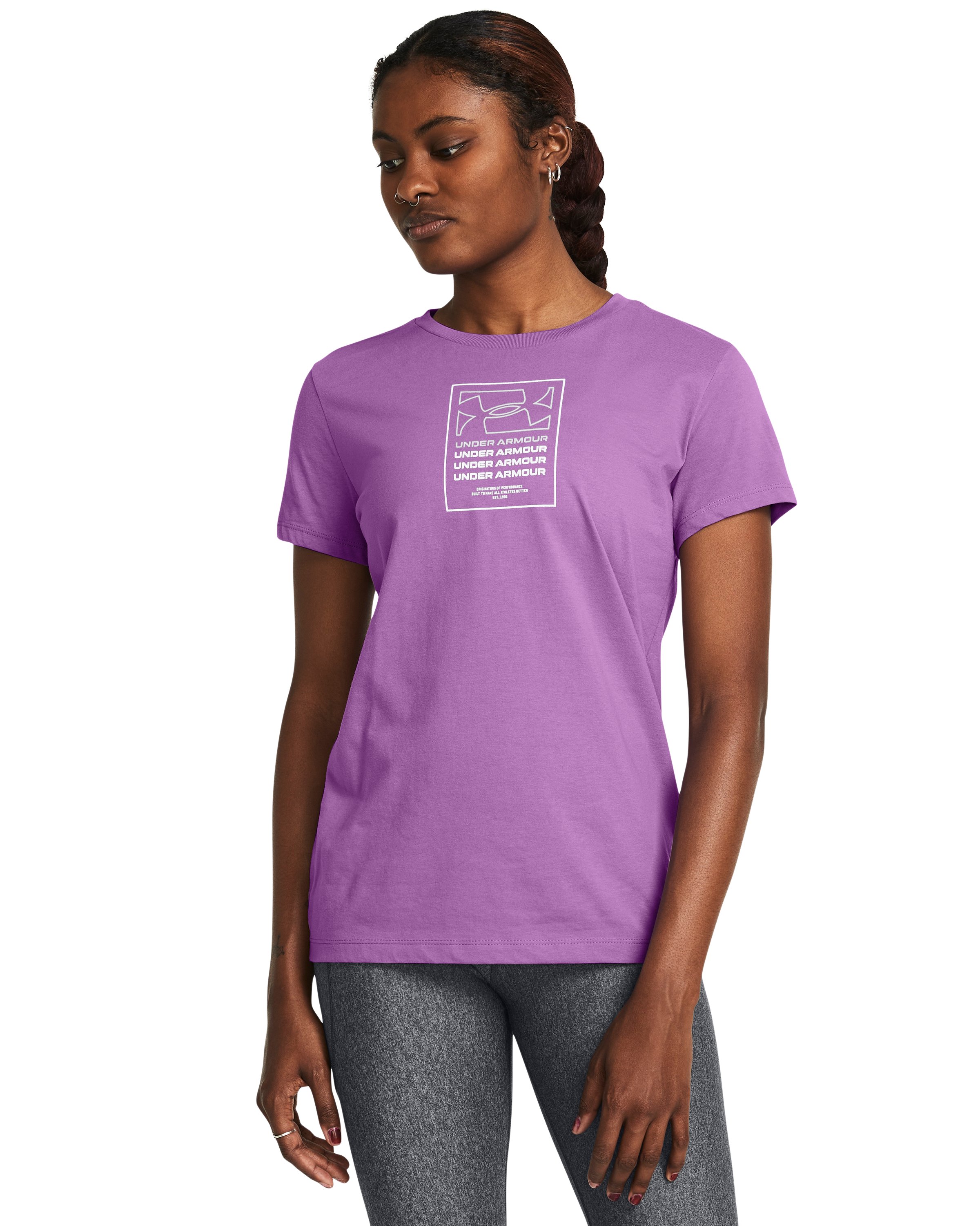 UA Box Wordmark Originators Women's Short Sleeve 1