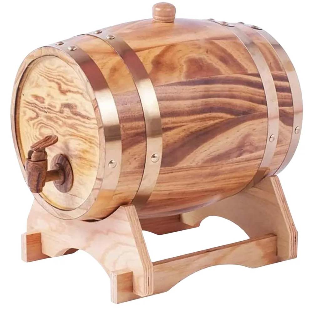 1.5L Oak Barrel Dispenser 3