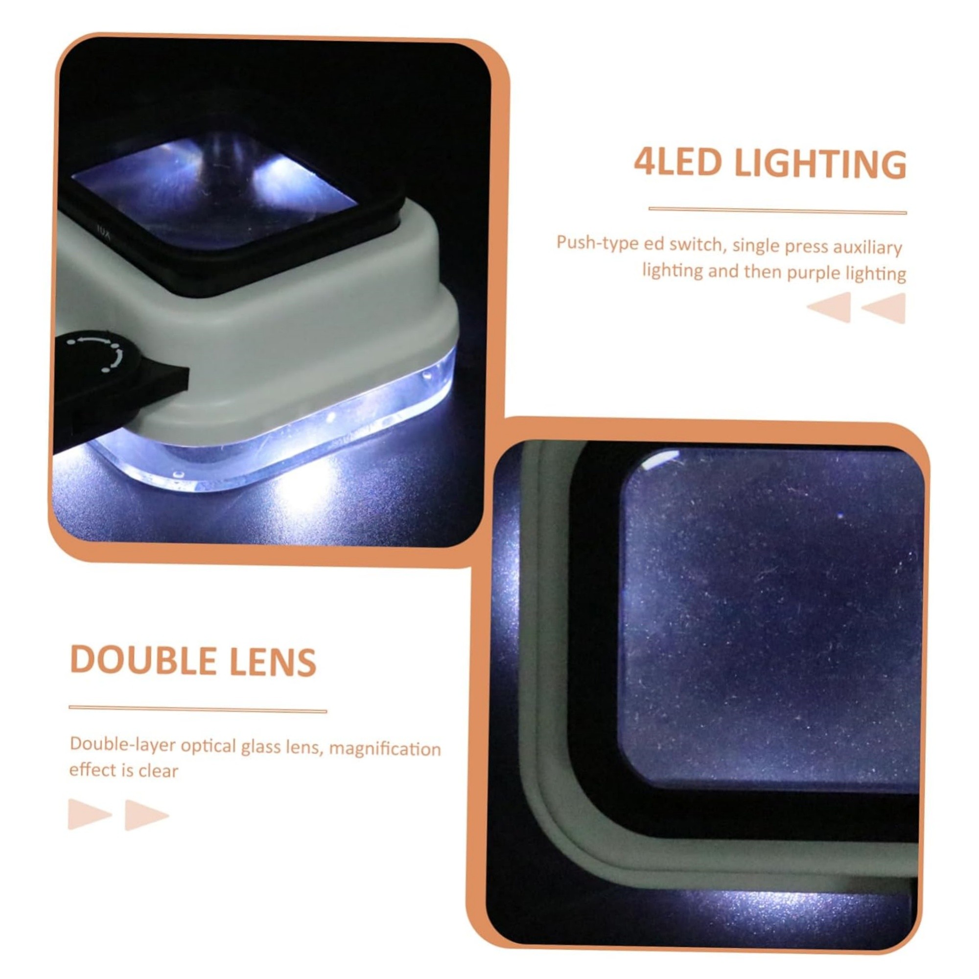 10X 15X 20X Folding Magnifying Glass 2