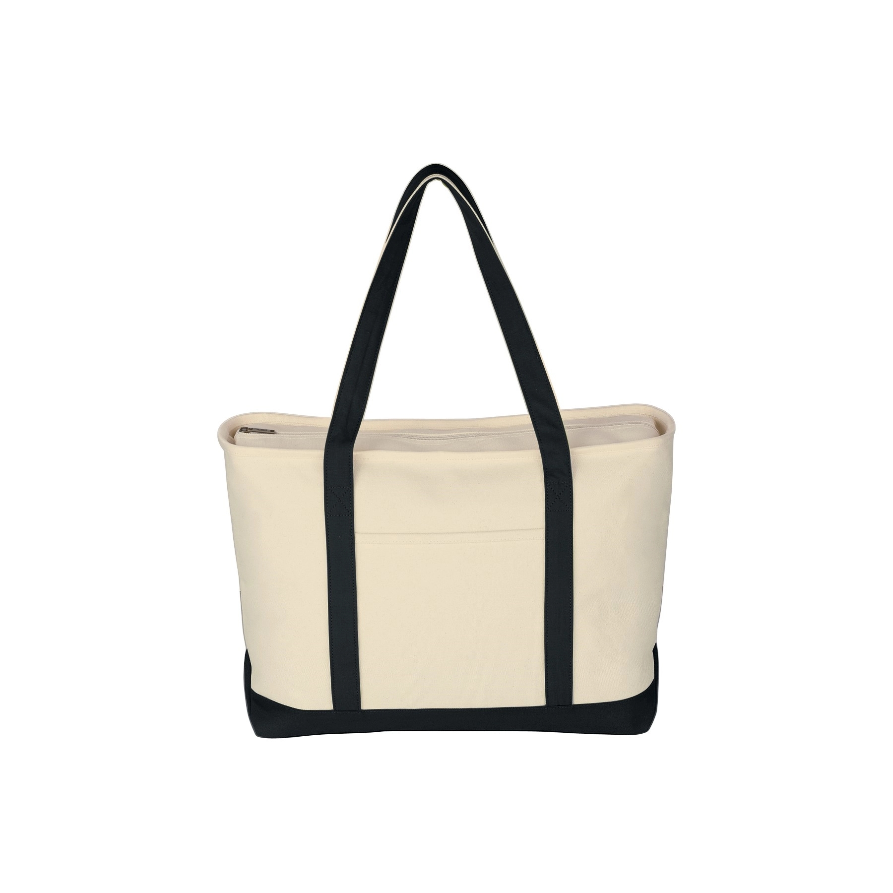 Large Cotton Canvas Boat Tote Bag, custom tote bag with logo imprint 3