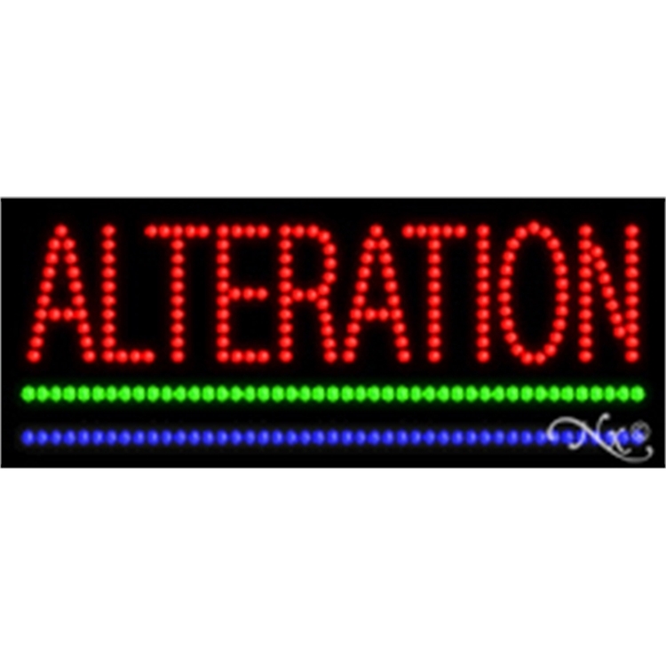 Alteration LED Sign 2