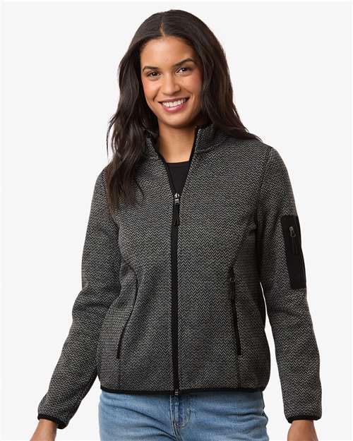 Women's Jasper Jacquard Full-Zip Fleece Jacket - NE730W 14