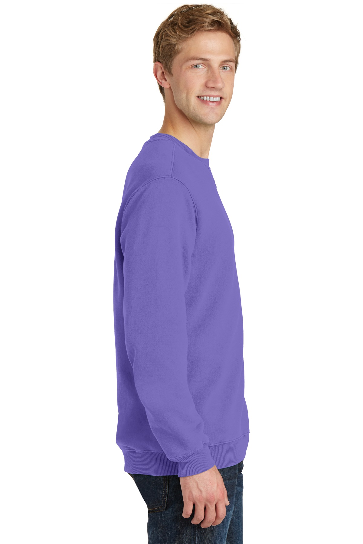Beach Wash Garment-Dyed Crewneck Sweatshirt