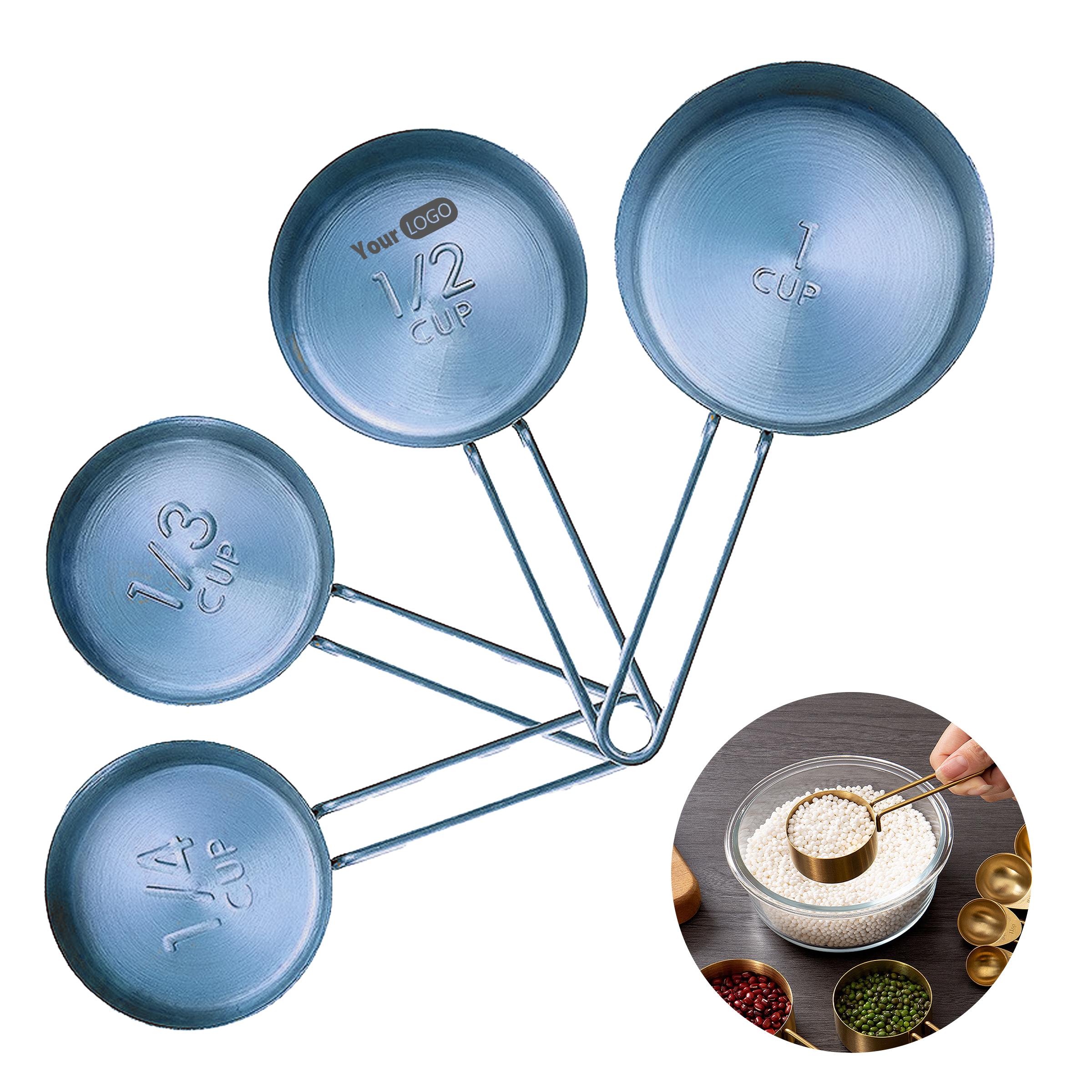 Stainless Steel Durable Measuring Cup Set ?C Ideal For Baking 2