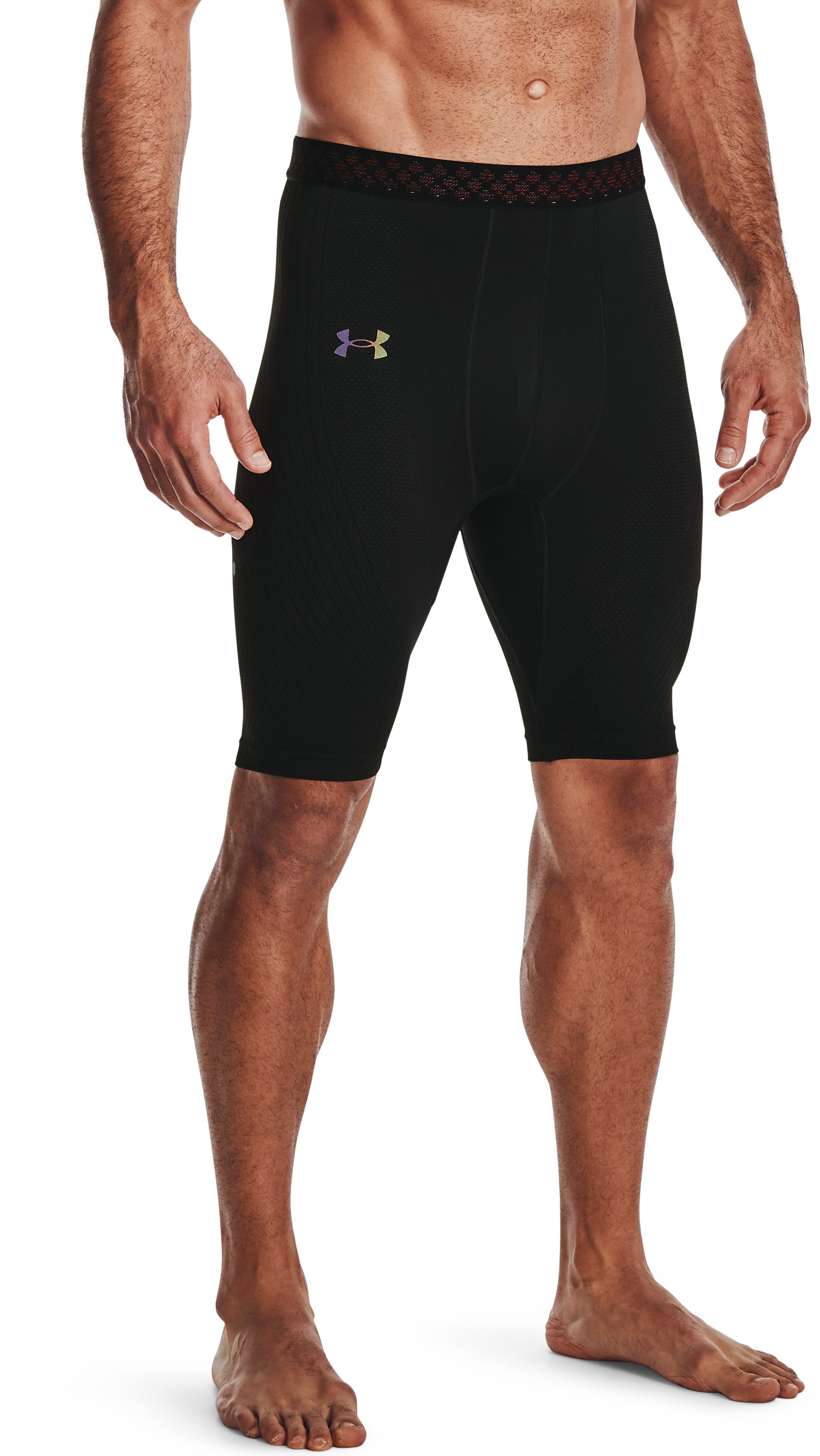 UA RUSH Seamless Men's Long Shorts 2