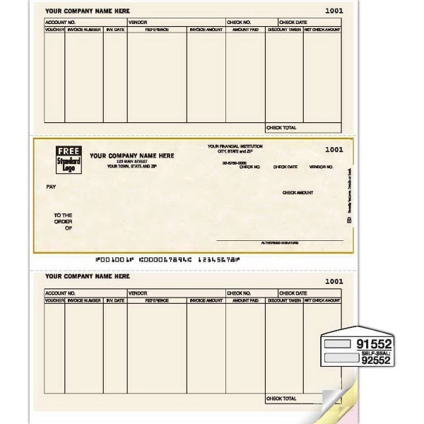 Laser accounts payable check 3