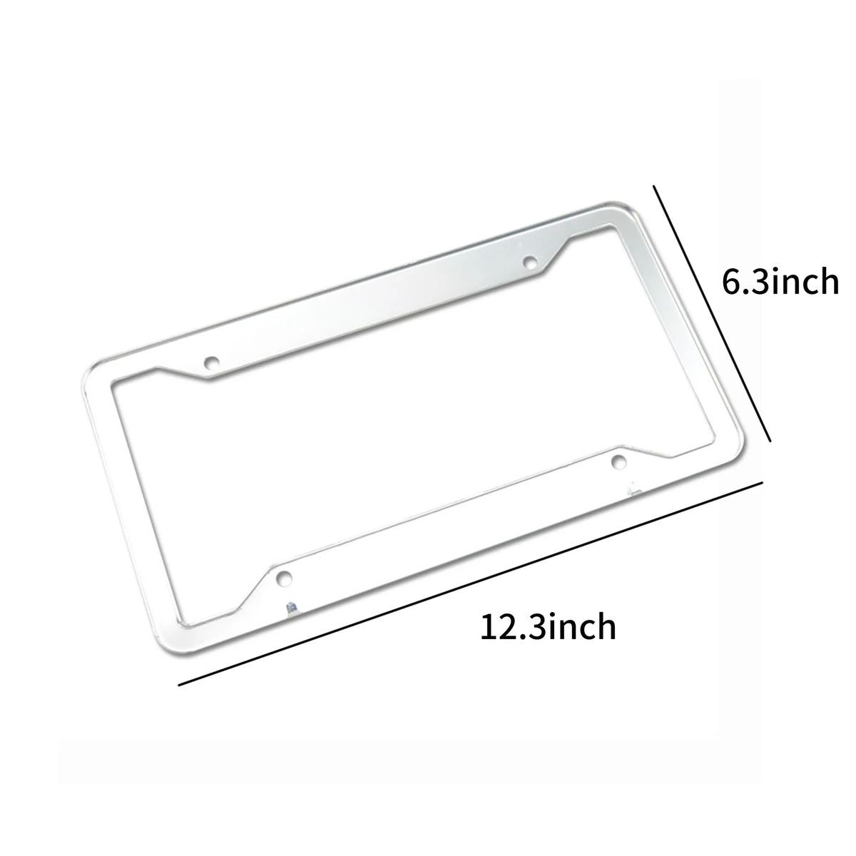 Car Plate Frame for Auto Styling and Plate Security 3