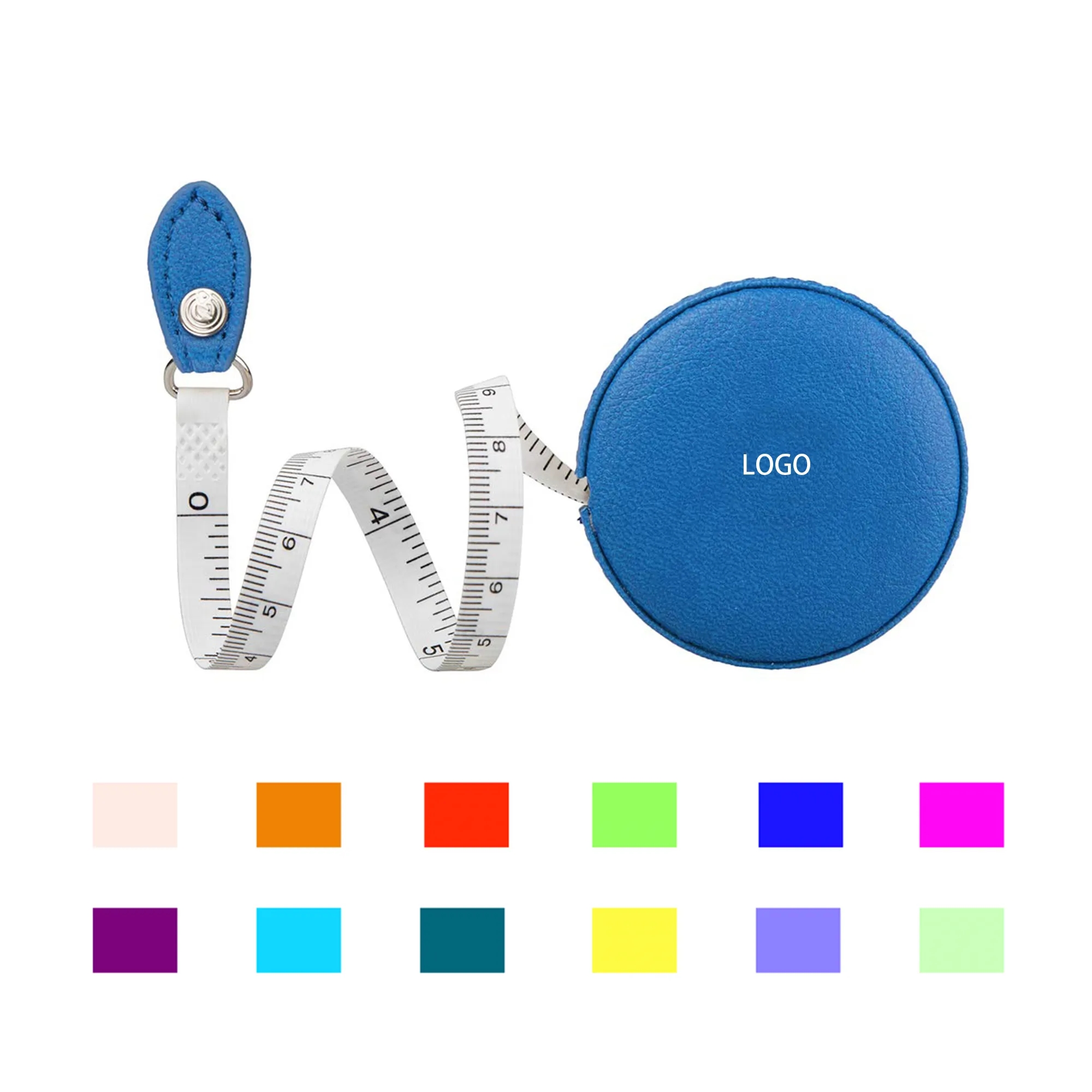 MOQ 100pcs PU Soft Leather 59" Round Tape Measure 1