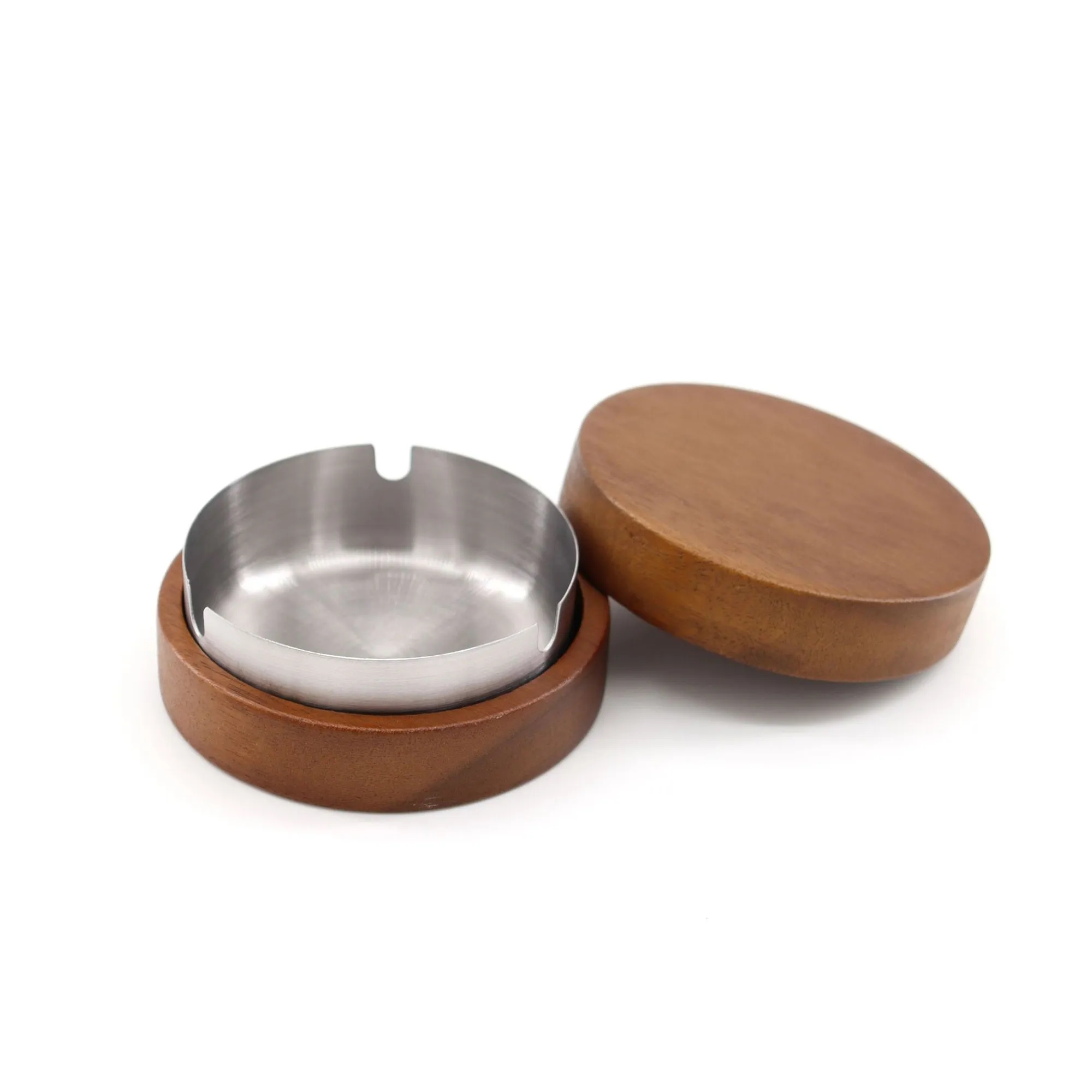 Round Stainless Steel Cigarette Ashtray 2