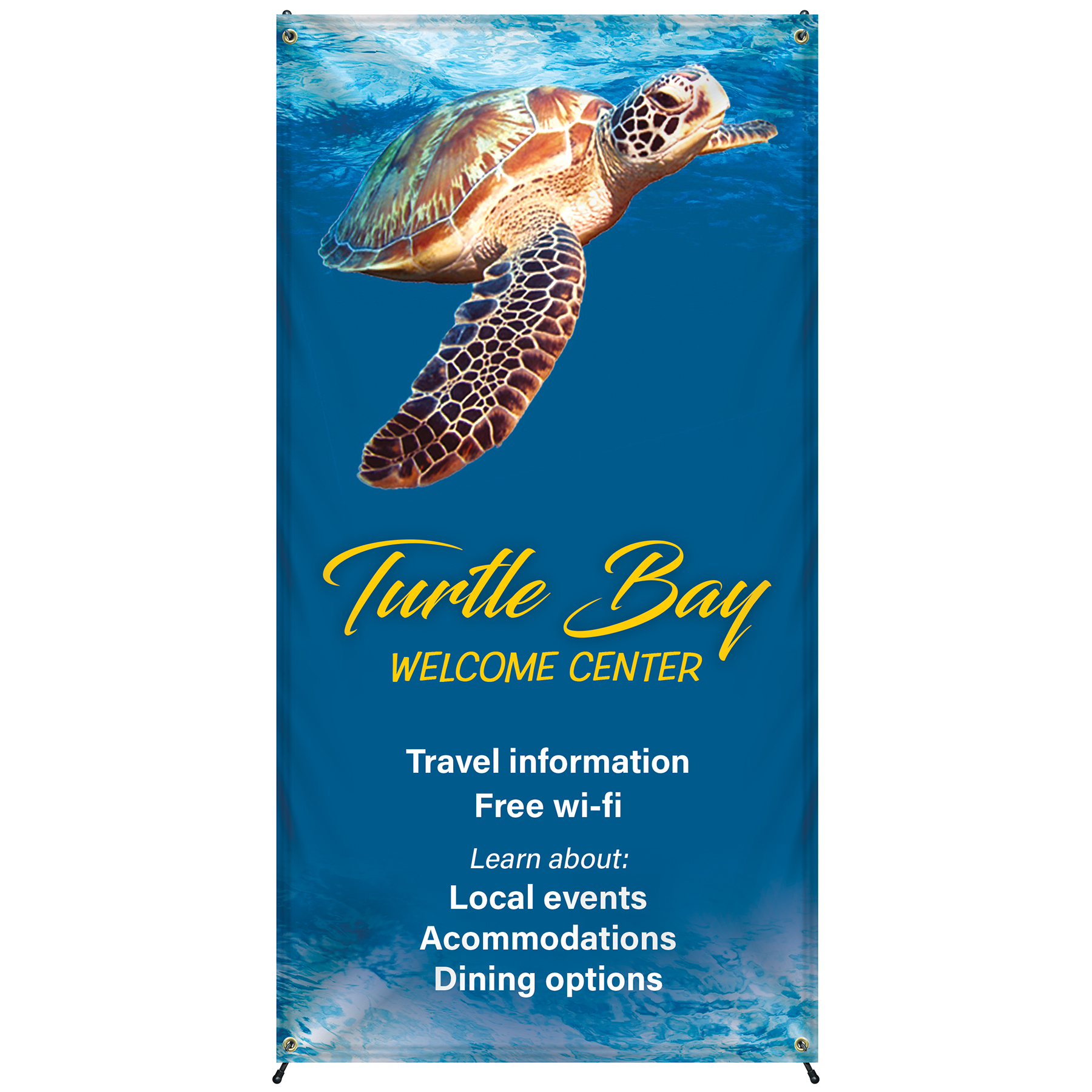 60" x 31" Economy X-Banner Kit 8