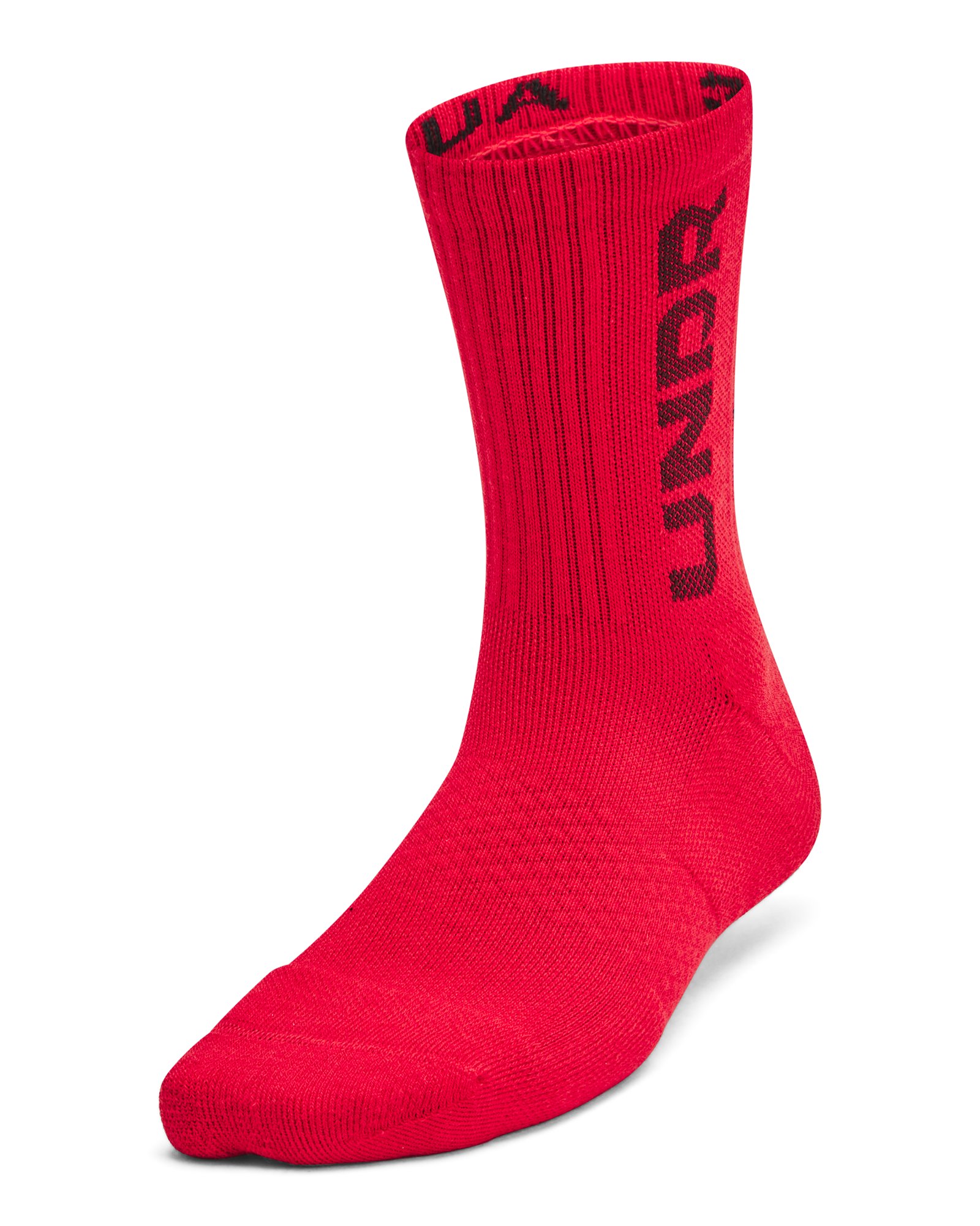 UA Zone Kids' 3-Pack Mid-Crew Socks 6