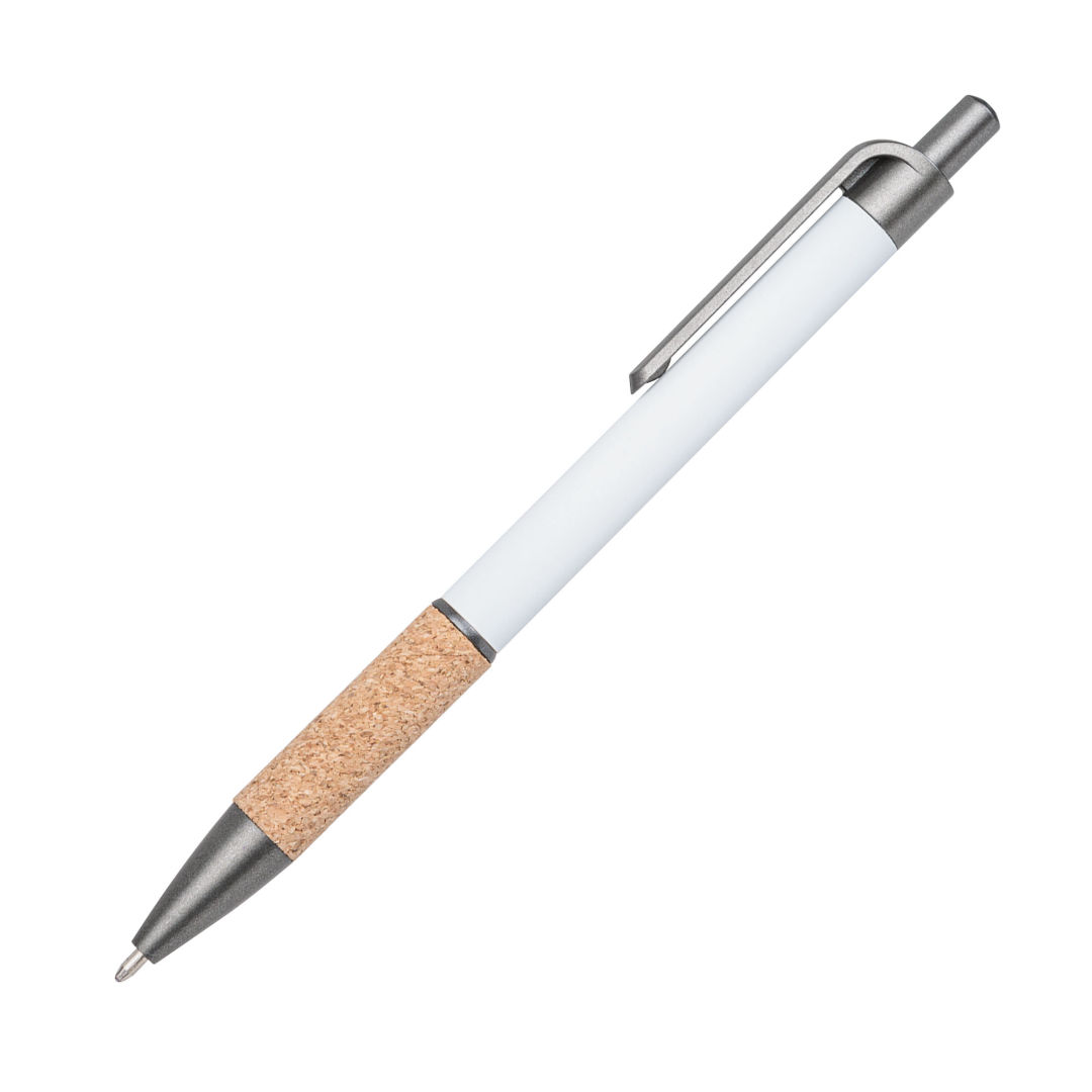 Otto Metal Pen w/Cork Grip & Black Refill 23