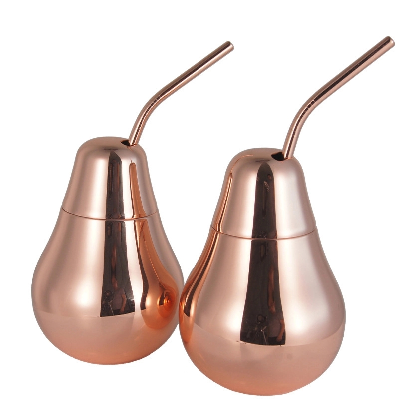 Custom 14 oz Stainless Steel Pear Cup 3