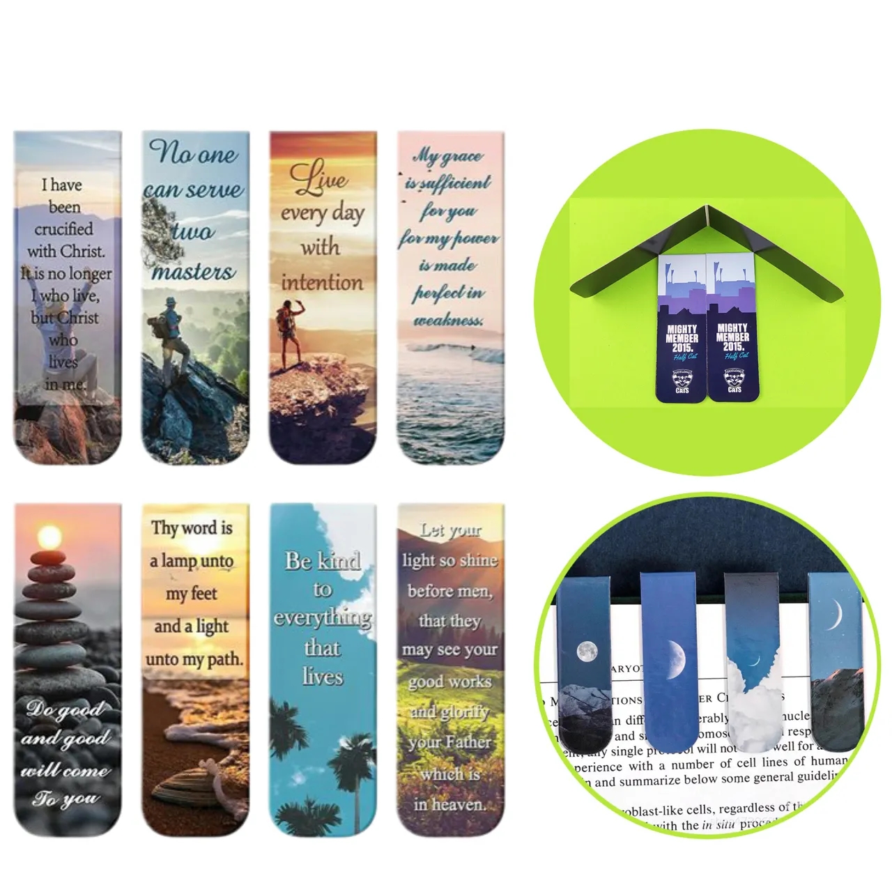 Full Color Magnetic Bookmark Clip Book 2