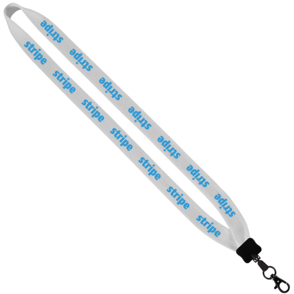 3/4" Cotton Lanyard with Plastic Clamshell & O-Ring 32