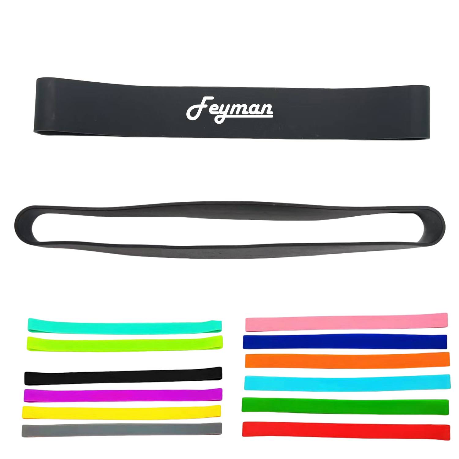 12in Silicone Binding Bands High Elasticity Beach Tie Strap 2
