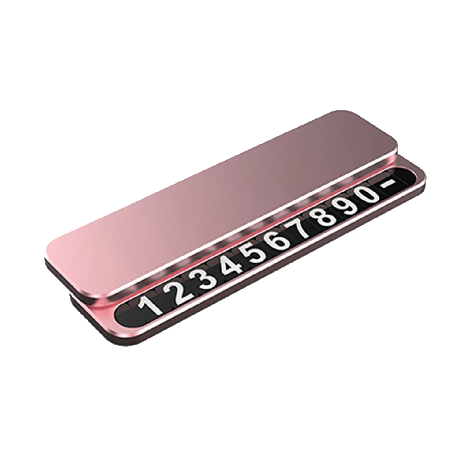 Metal Car Phone Number Plate 10