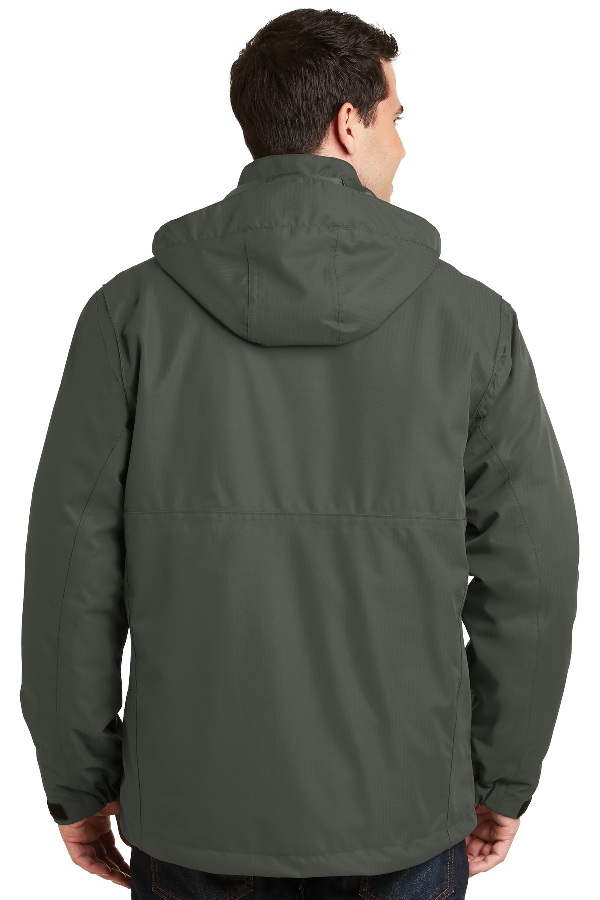 Port Authority Herringbone 3-in-1 Parka. J302 3