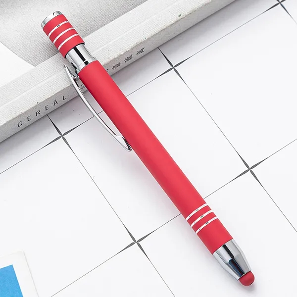 Bright engraved Soft Maya touch stylus pen 2