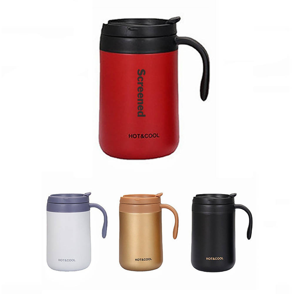17 oz Stainless Steel Camping Mug w/ Handle 4