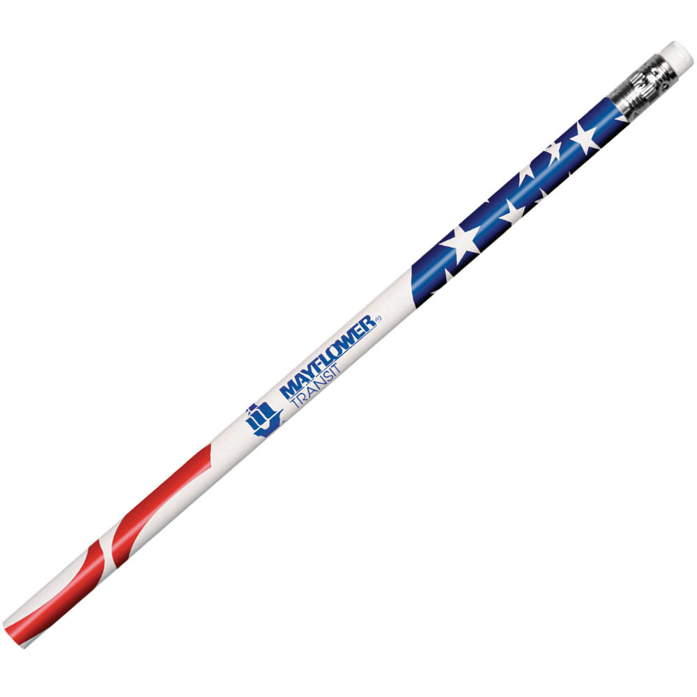 Patriotic Foil Pencil 3