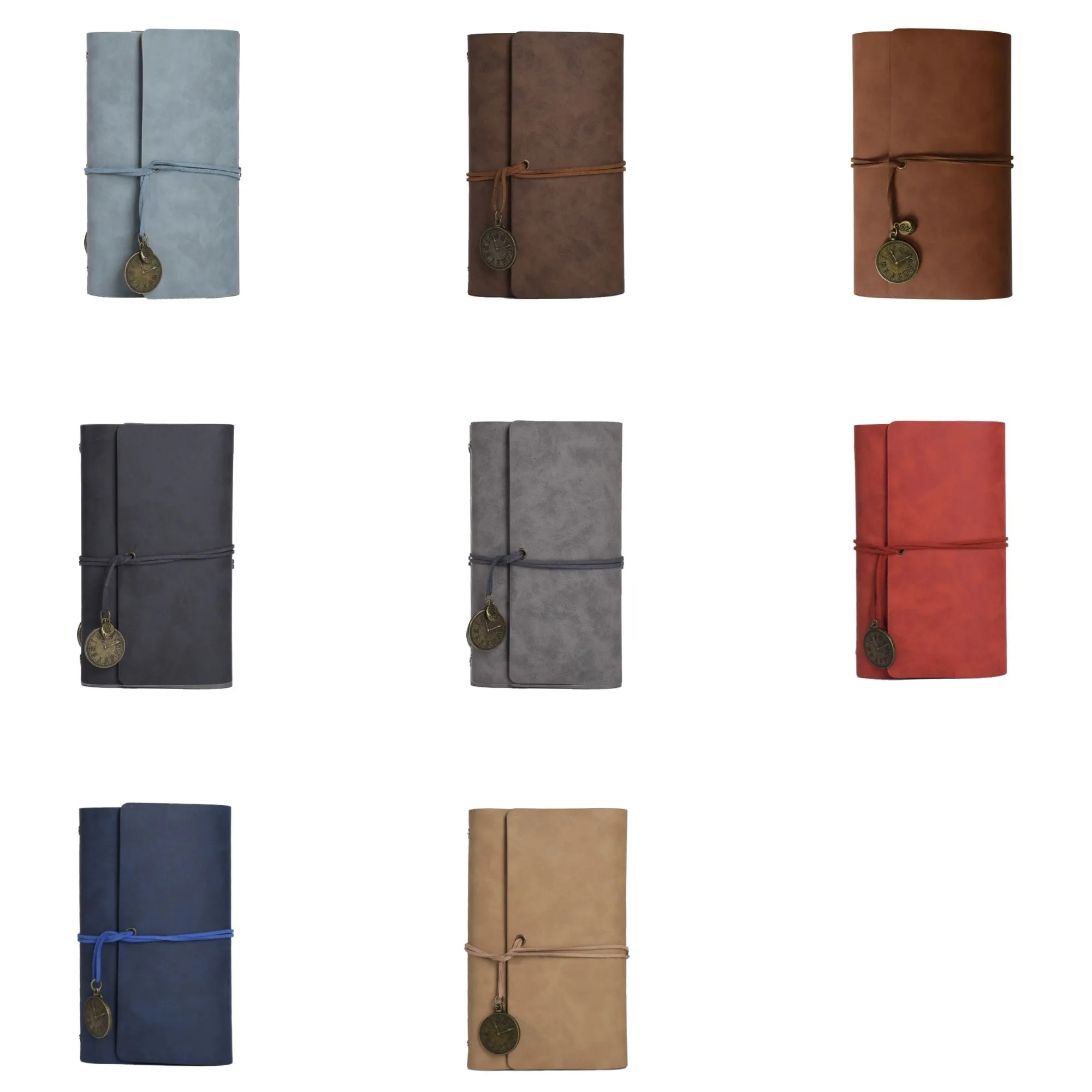 A6 Flip Multi-functional Faux Leather Travel Notebook 4