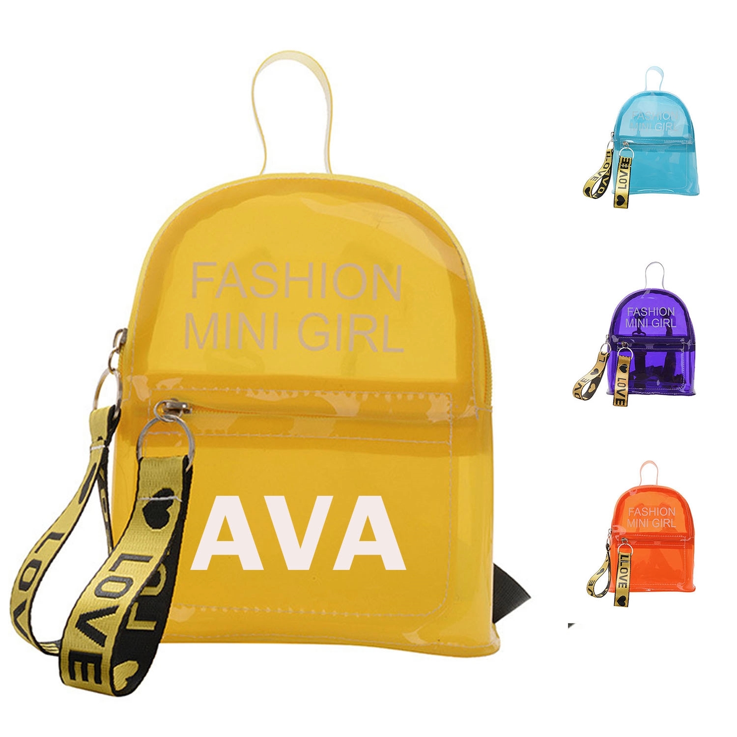 Pc Transparent Jelly Backpack 1