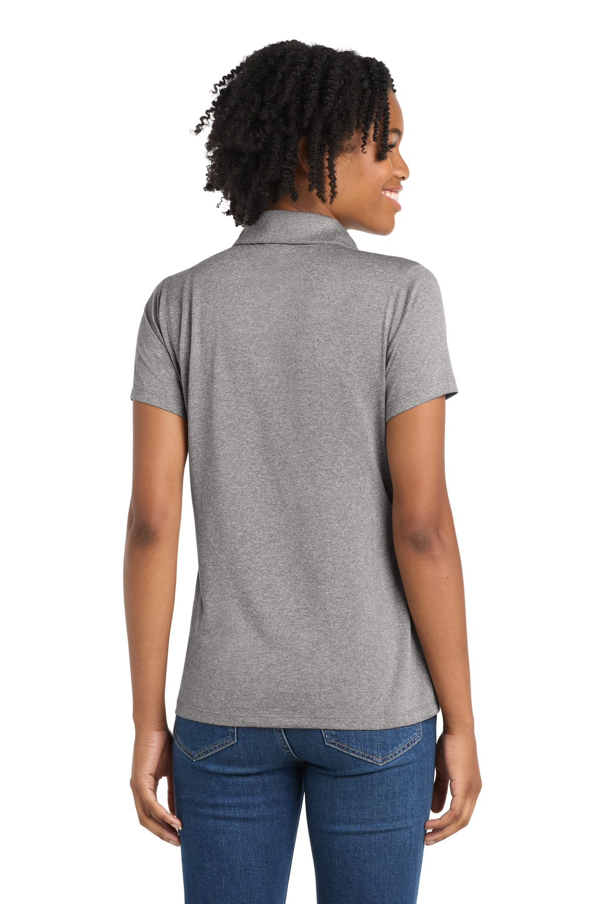 Sport-Tek Women's Heather Contender Polo. LST660 46