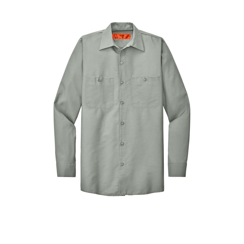 Red Kap Long Size, Long Sleeve Industrial Work Shirt. 7
