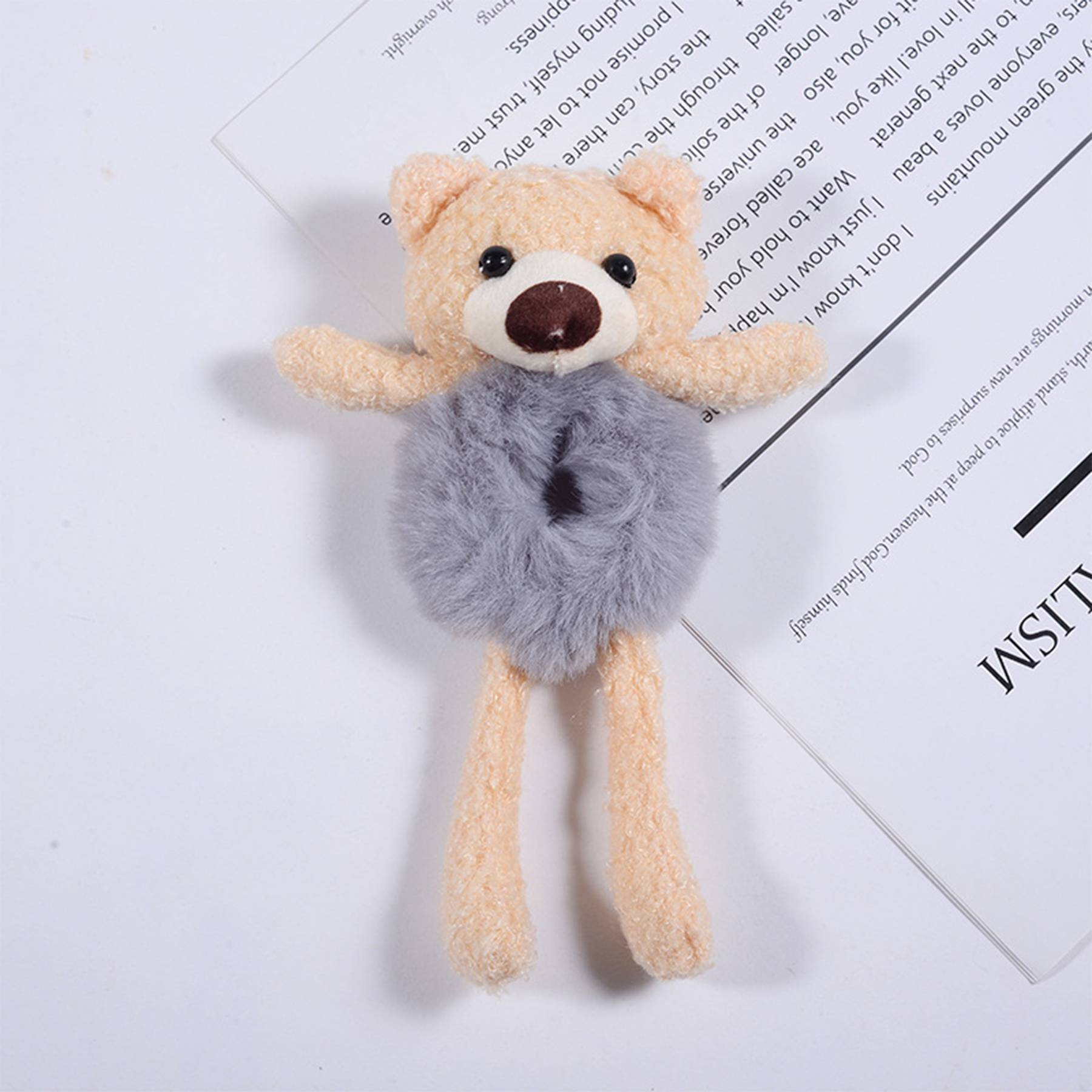 Bear Head Spiral Hair Ropes 2