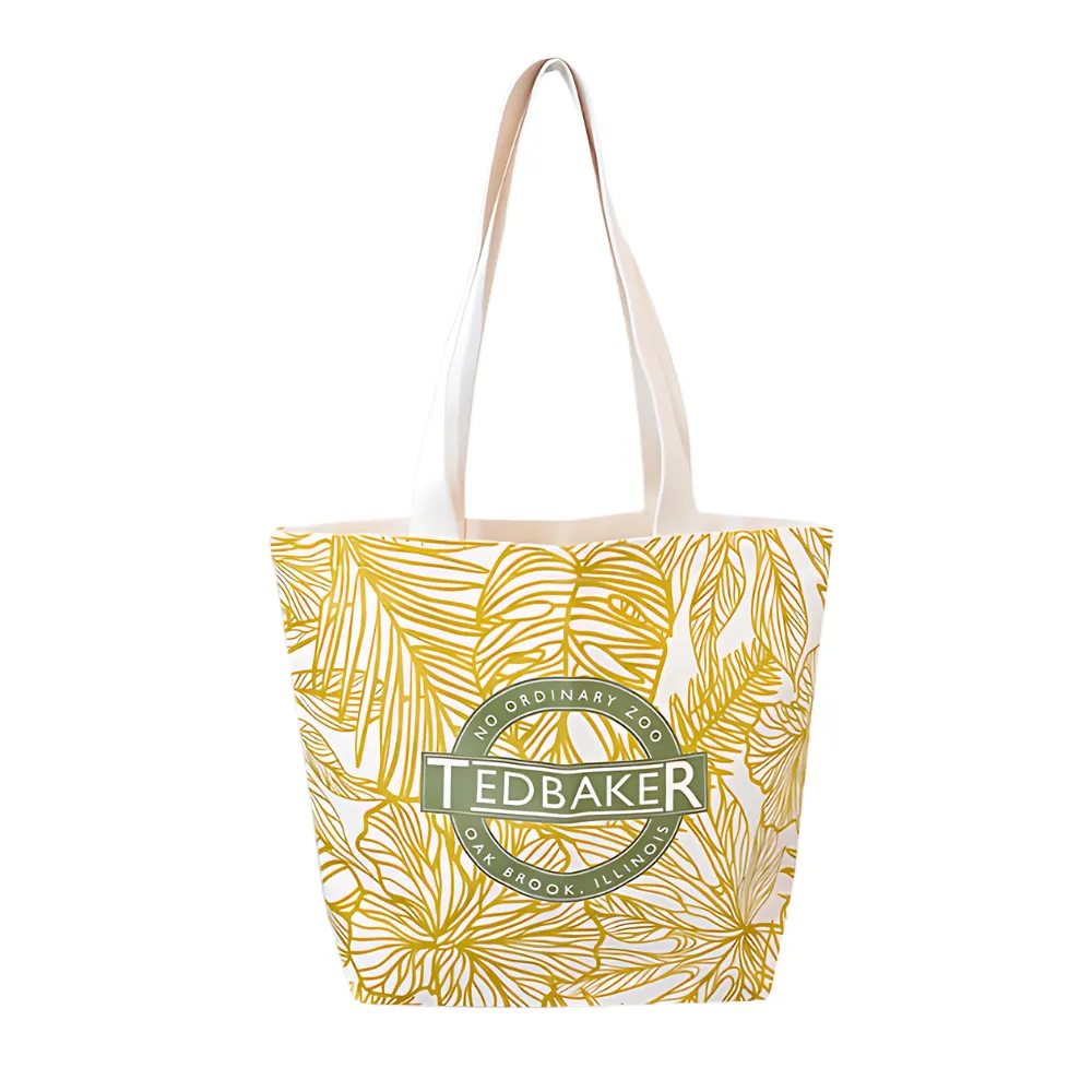 Recycled Canvas Open Tote Bag 5