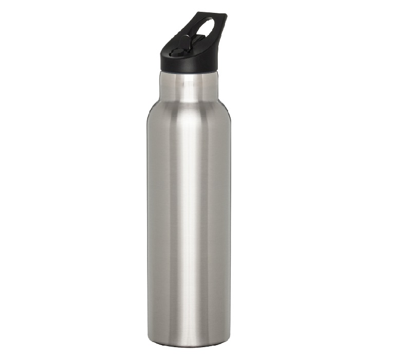 Double Wall Stainless Steel Water Bottle with Straw, 20 oz. 10