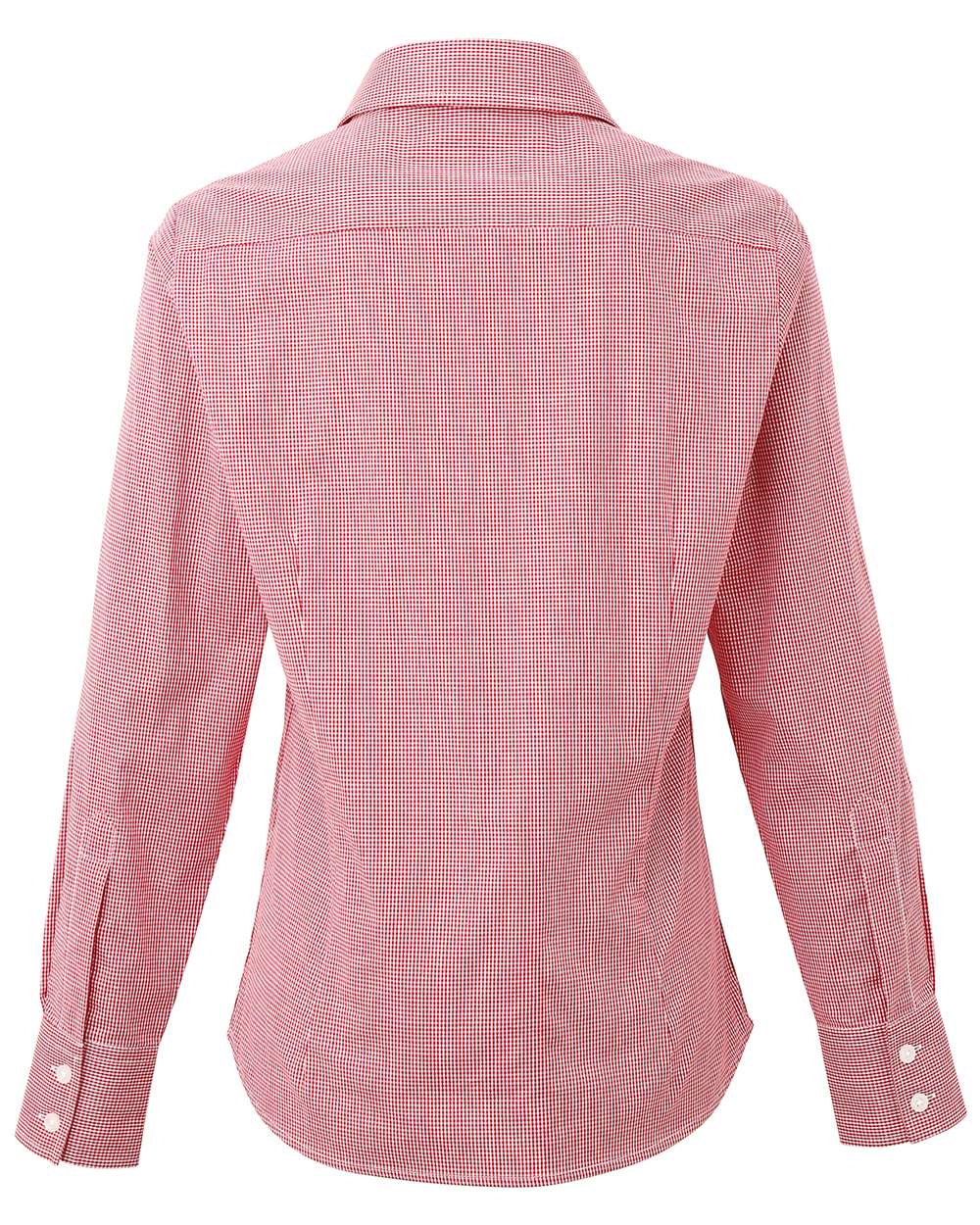 Women's Microcheck Gingham Cotton Shirt - RP320 11
