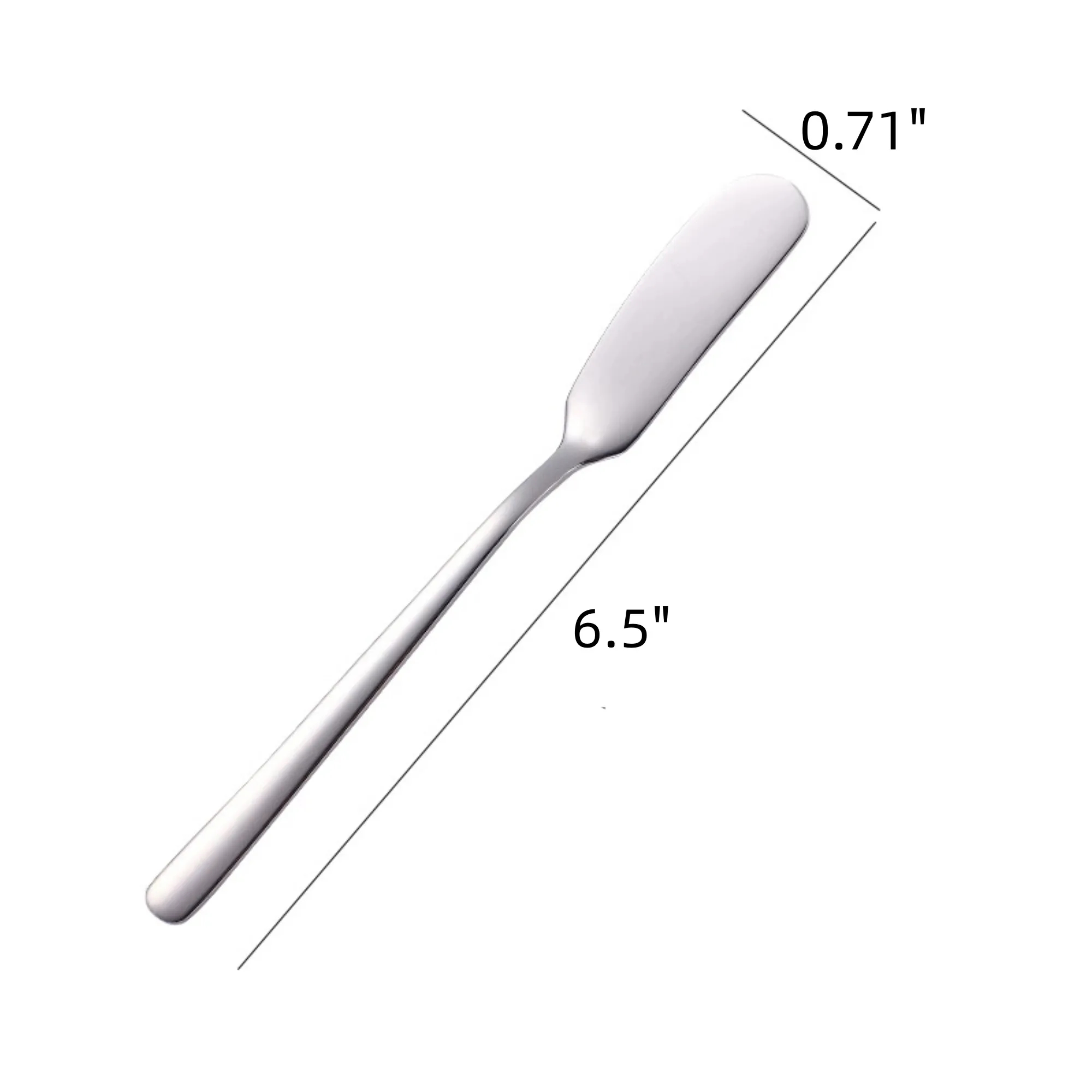 Stainless Steel Long Handle Butter Spreader Knife For Jam 5