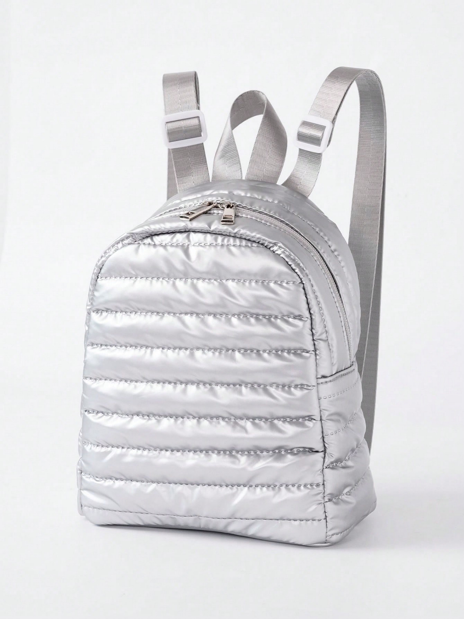 Fashionable Shiny Padded Puffer Backpack 5
