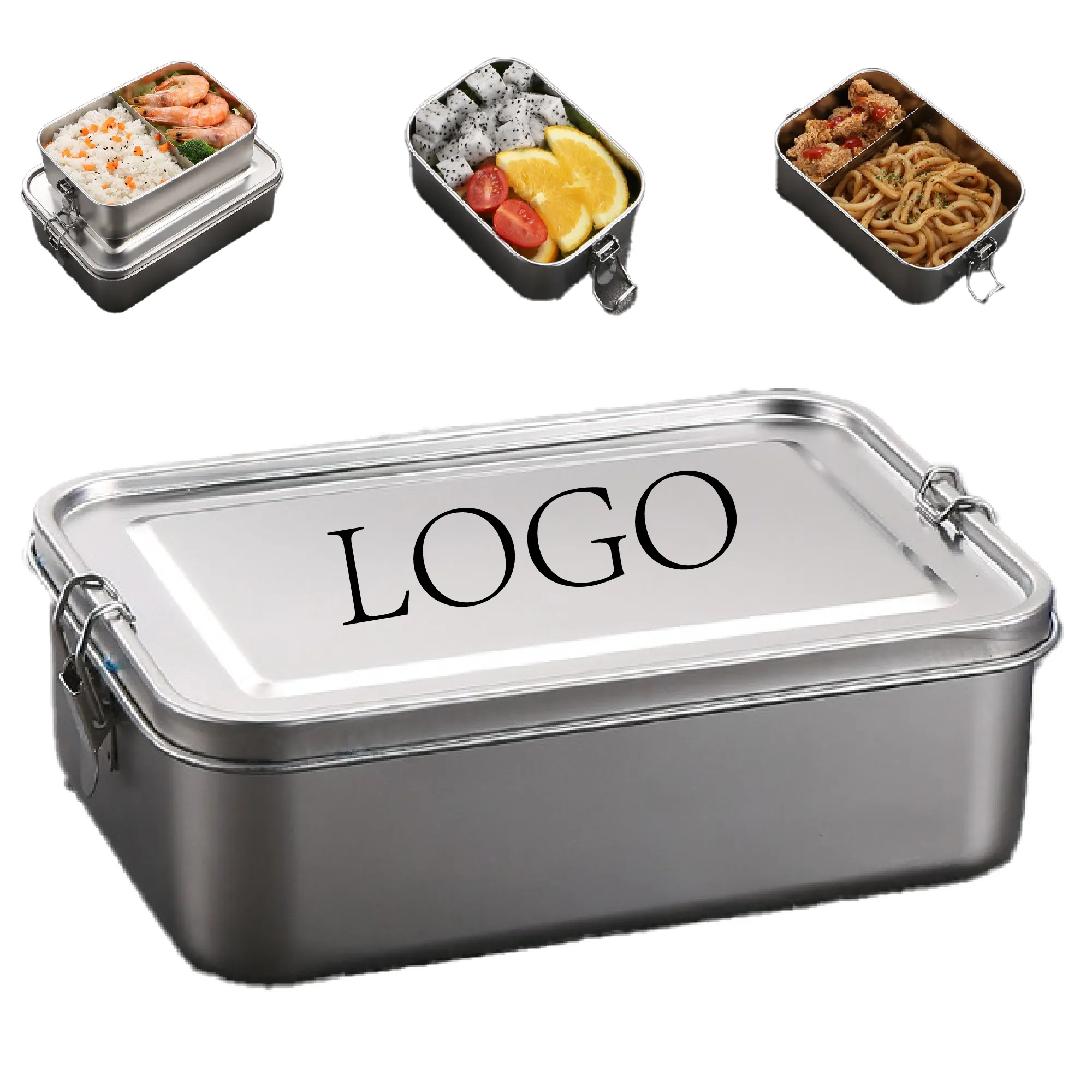 Stainless Steel Lunch Container No Septum 1