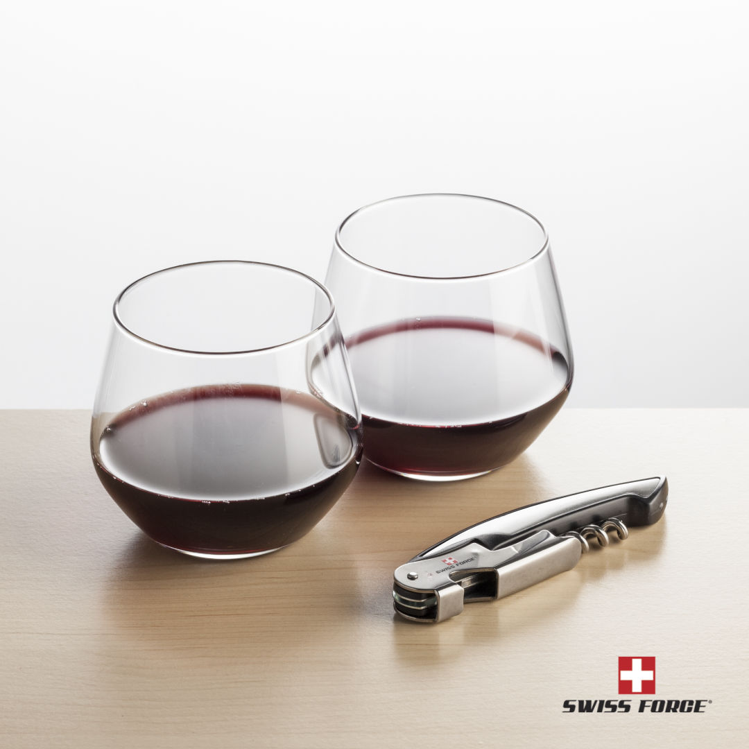 Swiss Force® Opener & Mandelay Stemless Wine 2