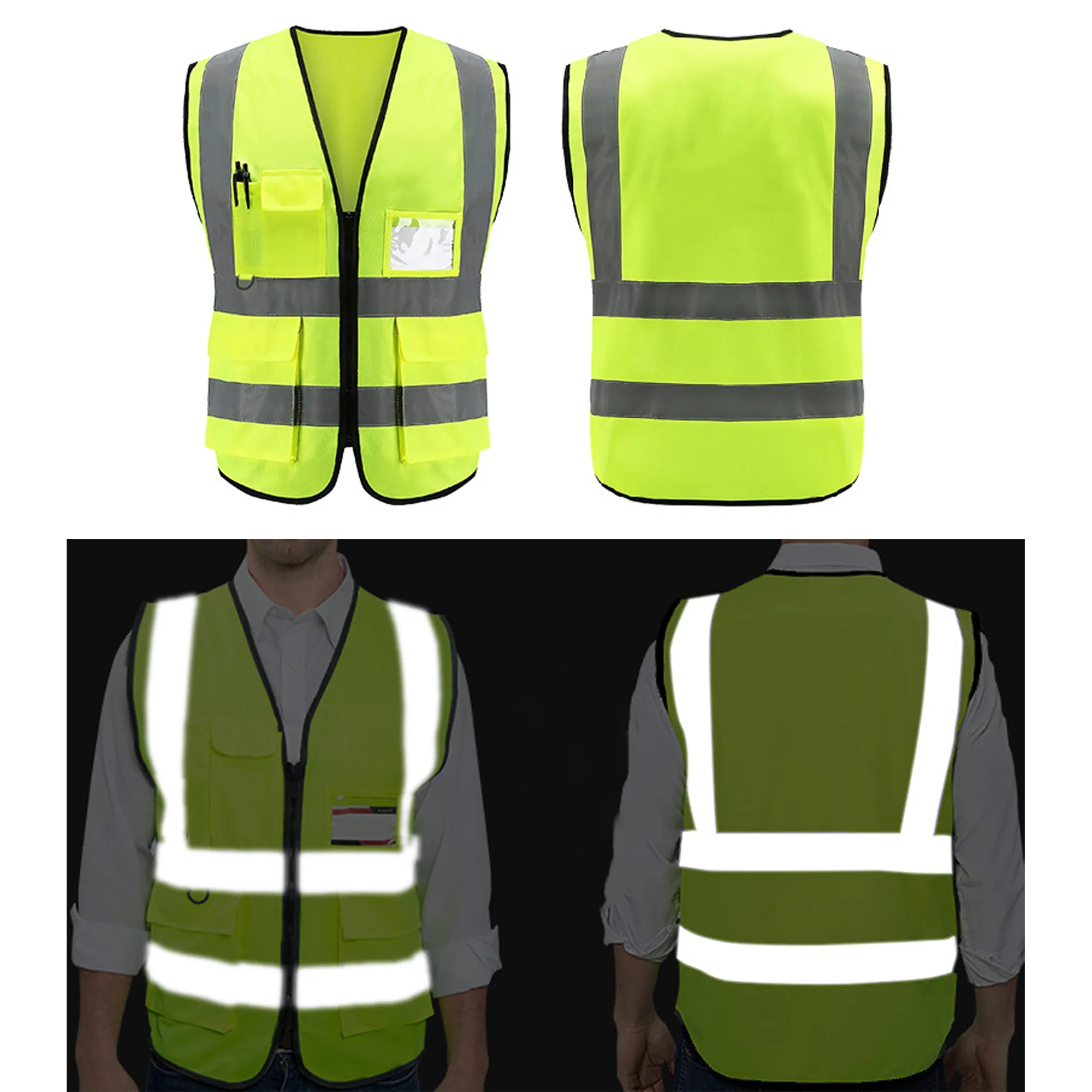High Visibility Reflective Safety Vest MOQ 50pcs 4