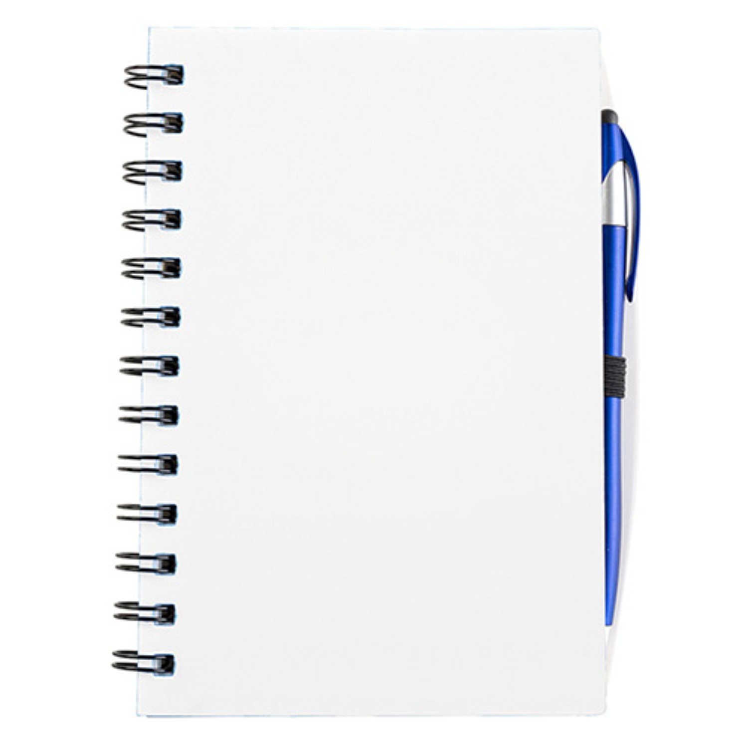 SpiralScript 5.5 x 7 Plastic Spiral Journal with Pen 10