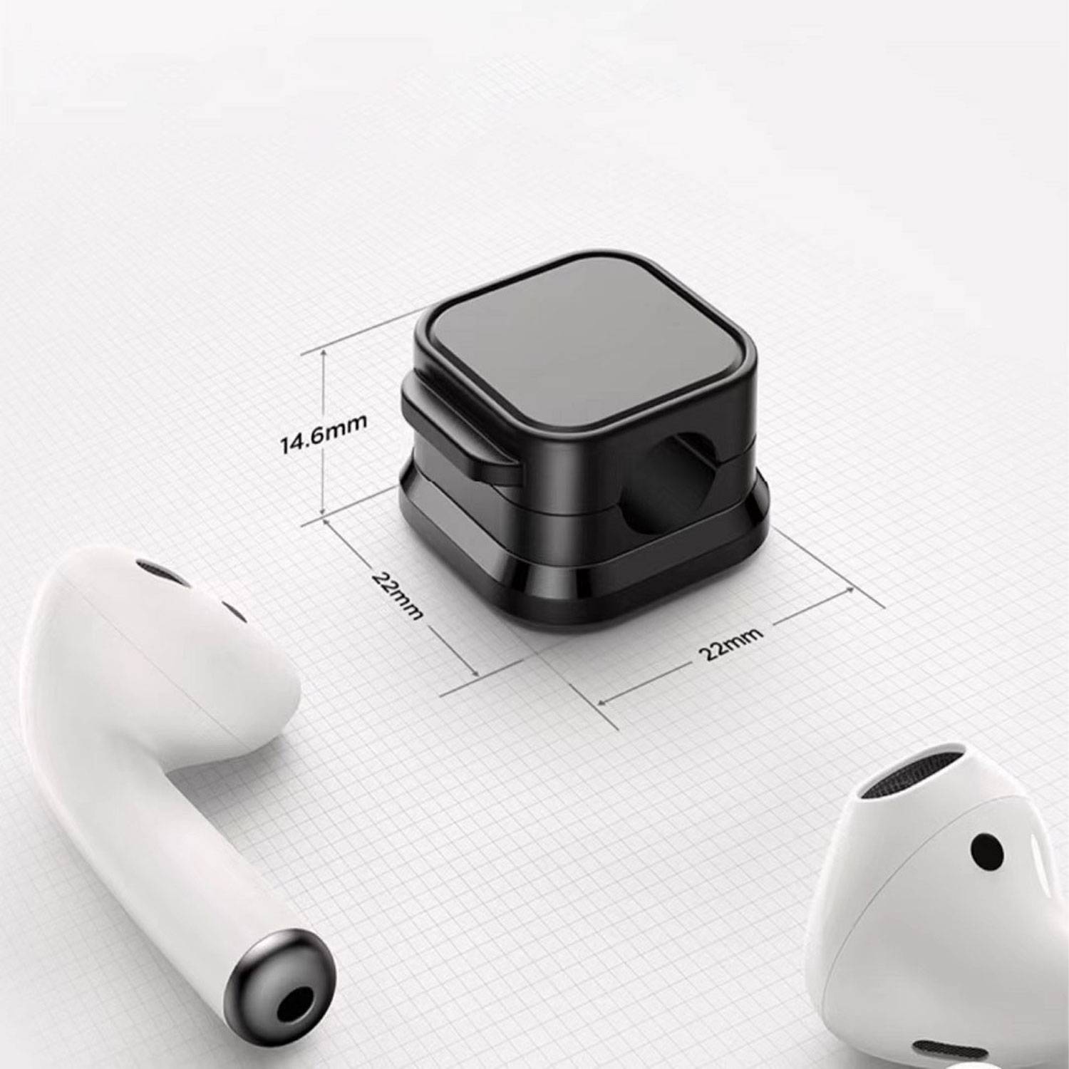 6PCS Magnetic Cable Clips - Desk & Phone Cord Organizer 4