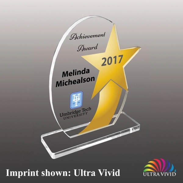 Acrylic Star Award - Ultra Vivid Color 1
