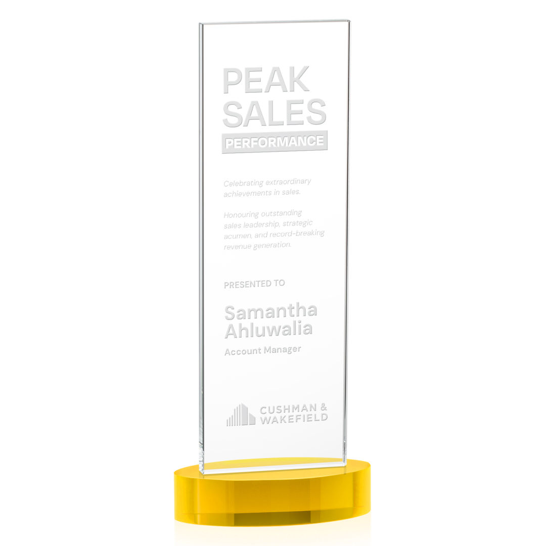 Heathrow Award on Alberton Base - Gold 9