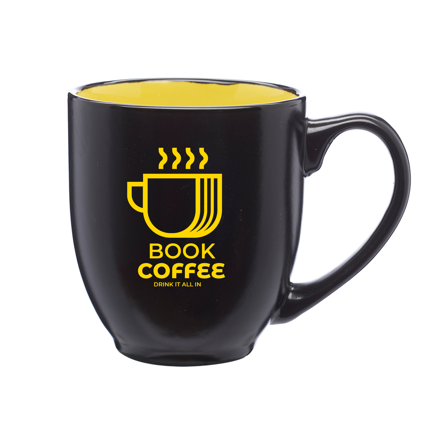 16 oz. Hidden Hue Ceramic Bistro Mug (2 Color Imprint) 4