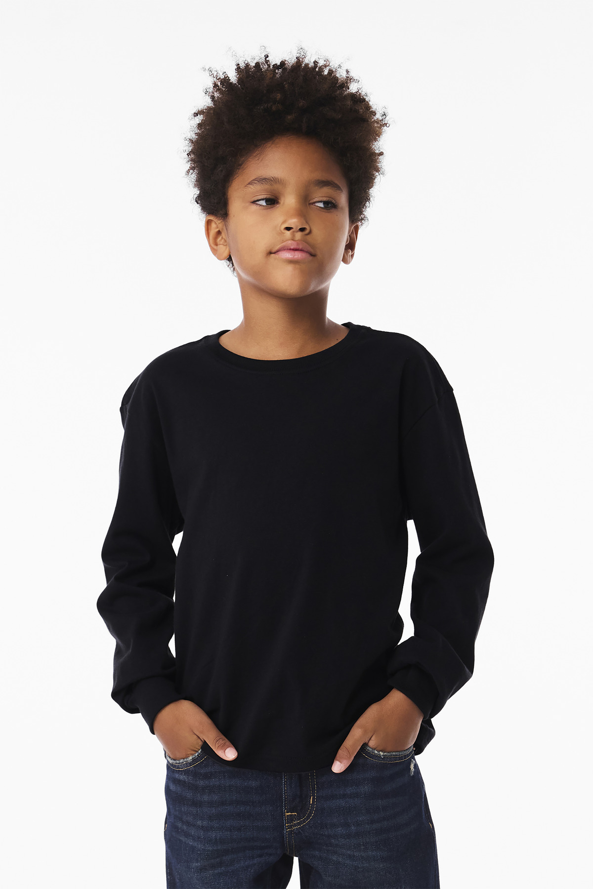 BELLA+CANVAS Youth 6-Ounce Heavyweight Long Sleeve Tee BC3511Y 23
