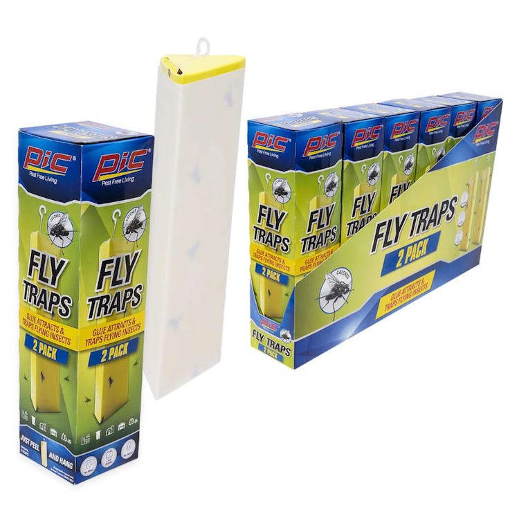 PIC Glue Hanging Fly Traps 2pk 2