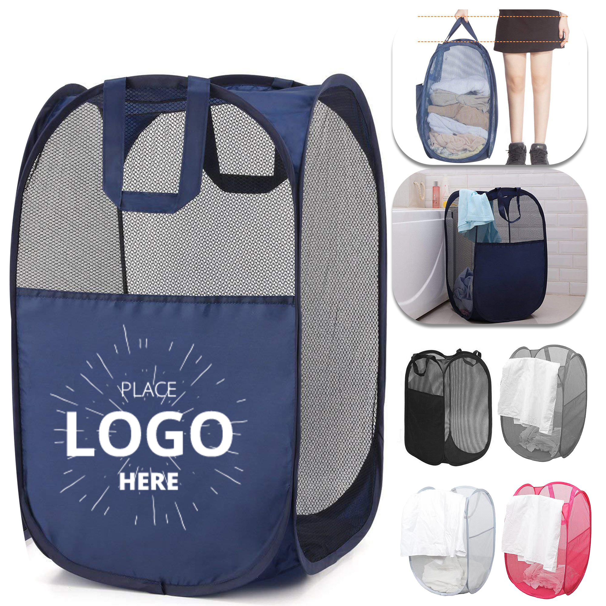 Folding Tall Clothes Hamper 2