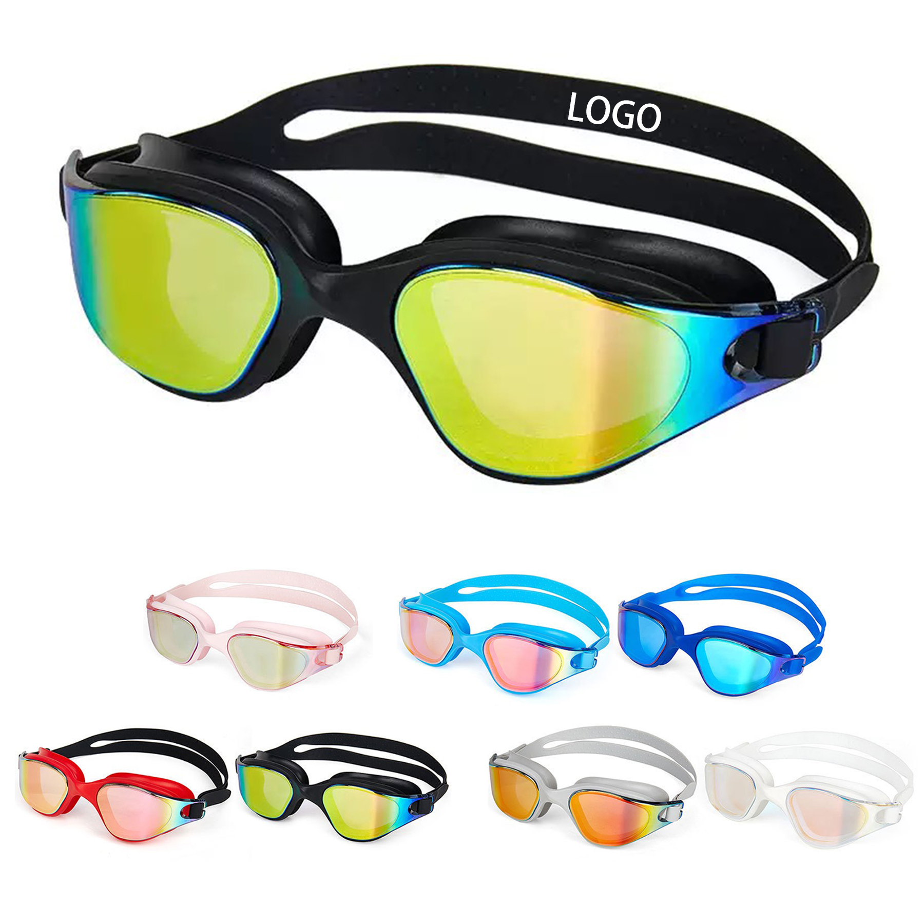 Colorful Adult Swimming Goggles 1