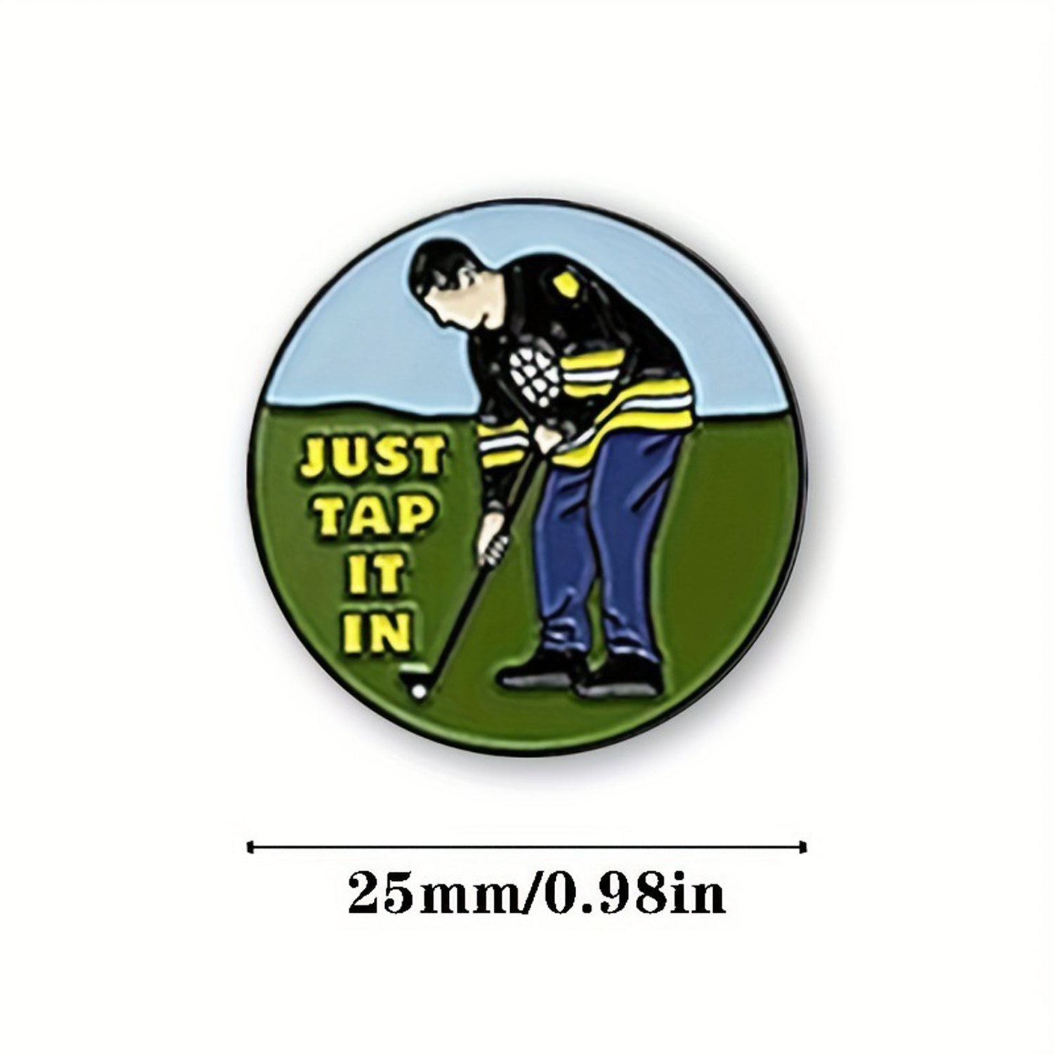 Custom Nickel Plated Golf Ball Marker 8